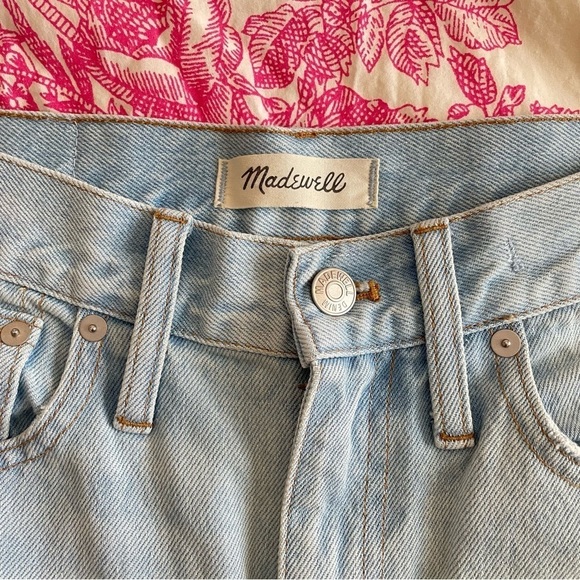 Madewell Classic Straight Full-Length Jeans in Fitzgerald Wash - Picture 4 of 11